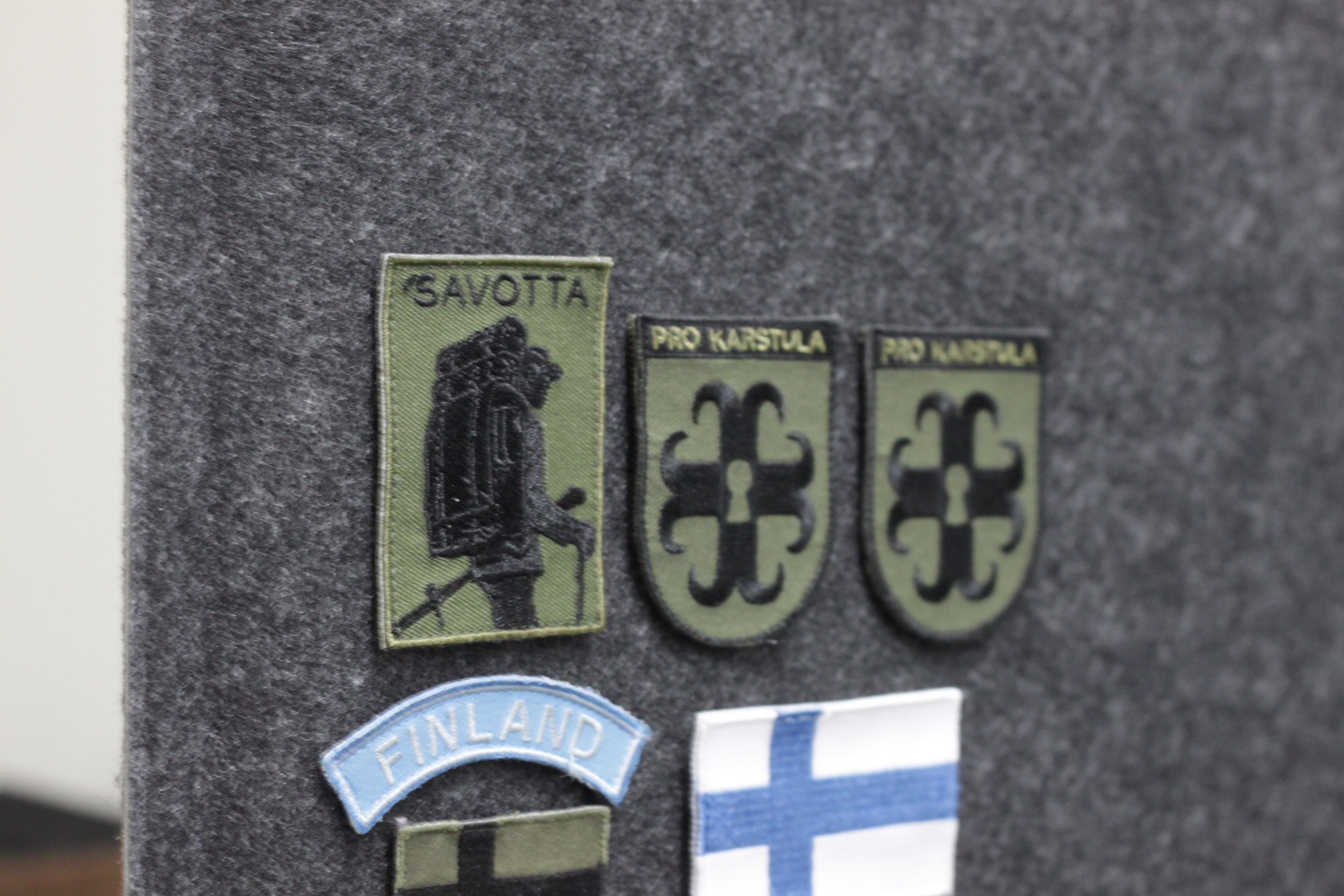 Noble and blue Savotta patches